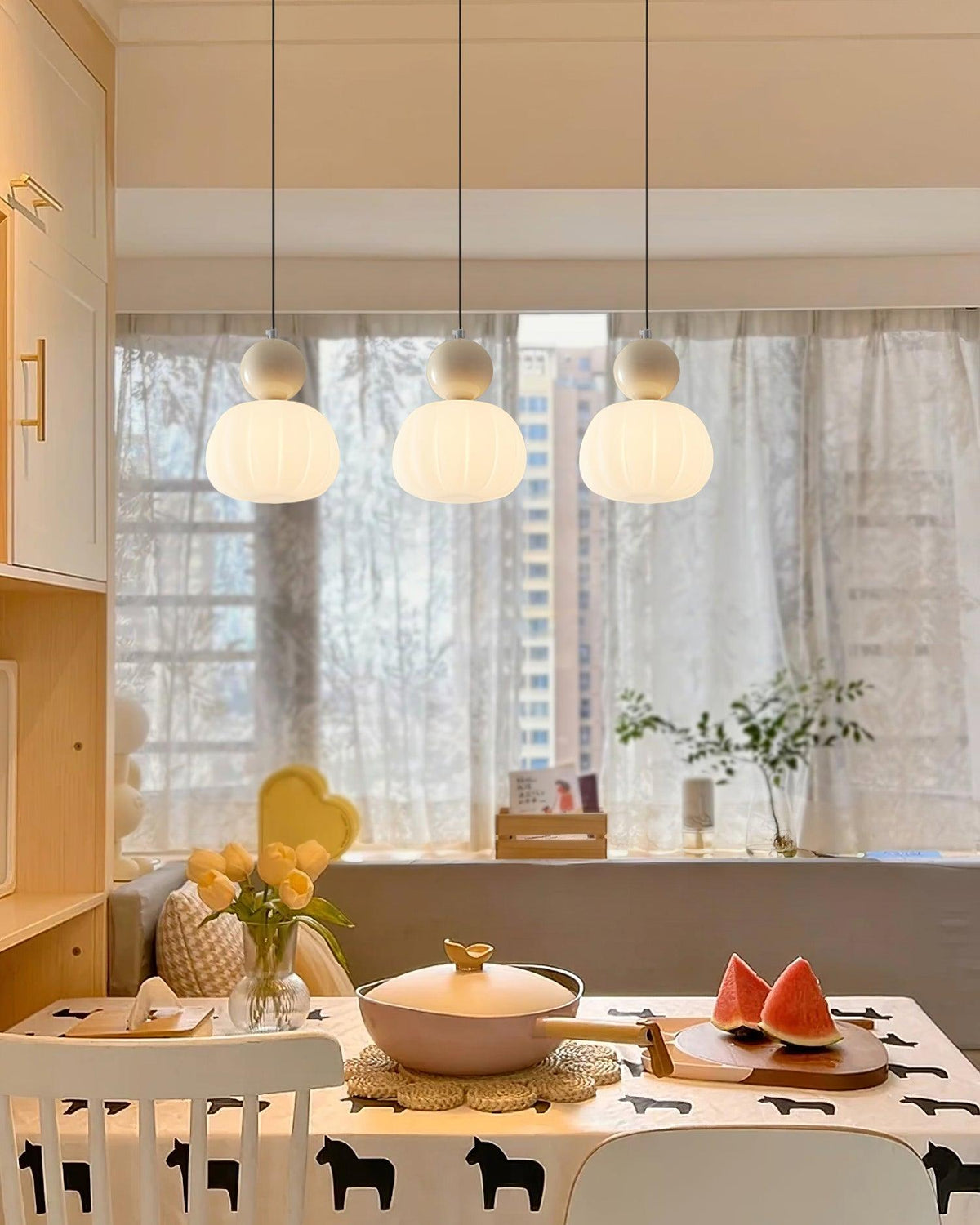 Yedra Pumpkin Acrylic Pendant Lamp