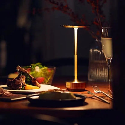 Cordless Aluminium Touch Table Lamp