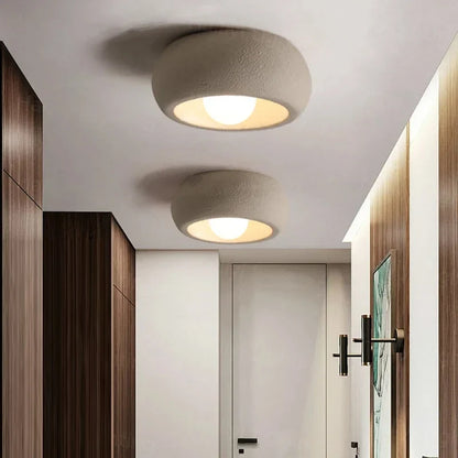 Minimalist Round Flush Mount Ceiling Lamp