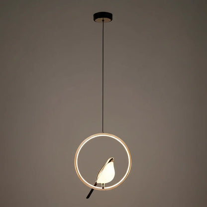 Magpie Bird Pendant Light