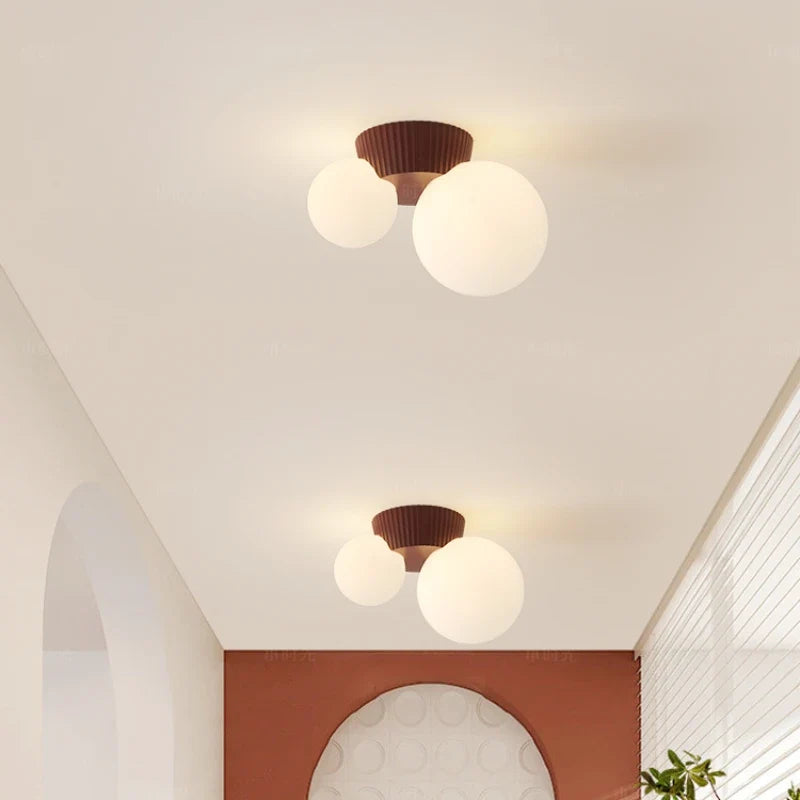 Luméa Ceiling Light | French Modern Double Globe Design
