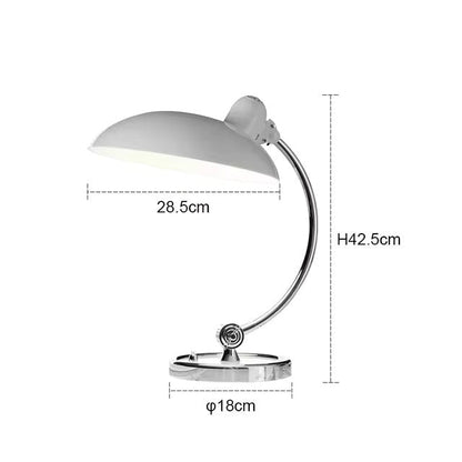 ScandiArc Bauhaus Curved Table Lamp