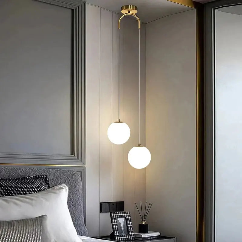 Luna Pendant Light | Nordic Modern Glass Globe Design