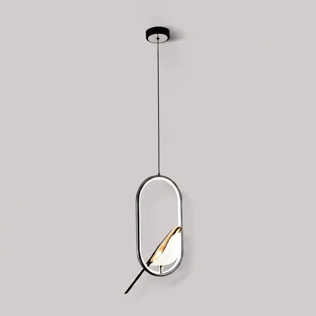 Magpie Bird Pendant Light