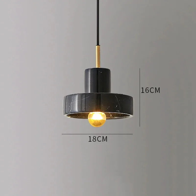 Natural Marble Postmodern Pendant Lamp