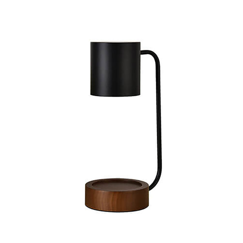Japanese Minimalist Wooden Candle Warmer Lamp