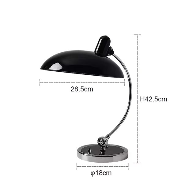 ScandiArc Bauhaus Curved Table Lamp