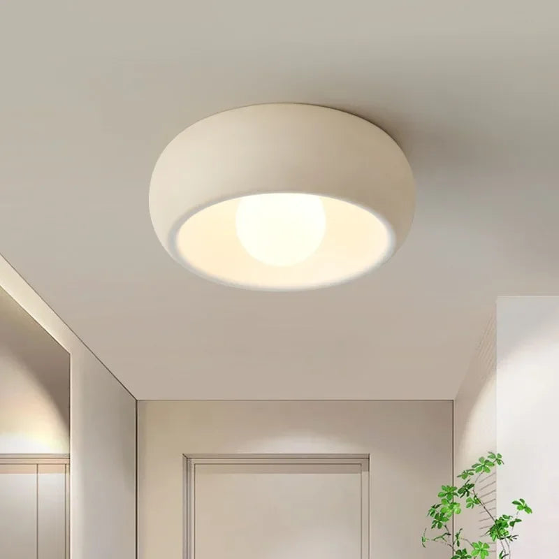 Minimalist Round Flush Mount Ceiling Lamp