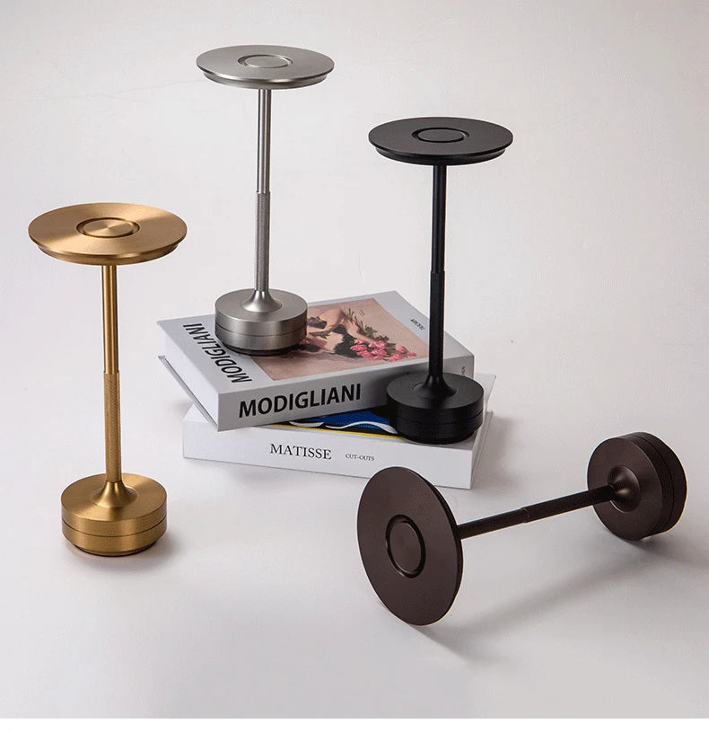 Cordless Aluminium Touch Table Lamp