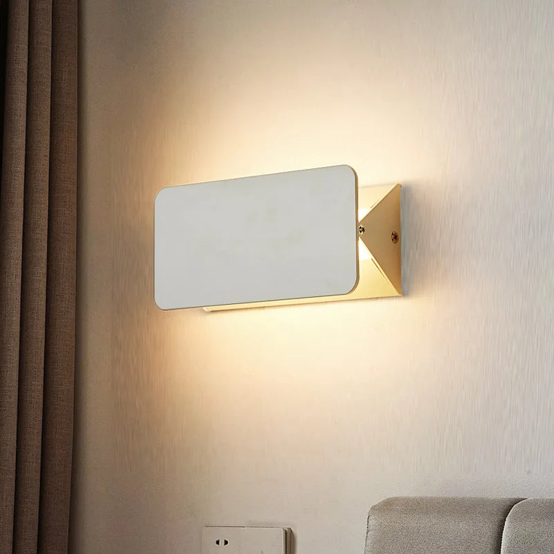 White Linear Aluminium Acrylic LED Wall Lamp