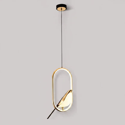 Magpie Bird Pendant Light