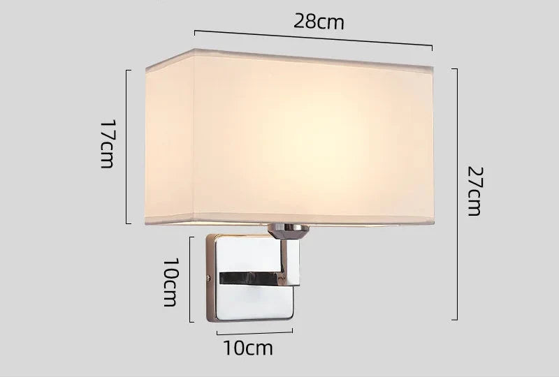 Wall Lamp with Reading Light | E27 Bedside Wall Sconce
