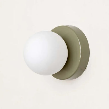 Macaron Frosted Glass LED Wall Lamp