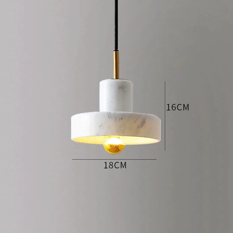 Natural Marble Postmodern Pendant Lamp
