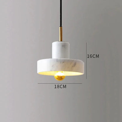 Natural Marble Postmodern Pendant Lamp