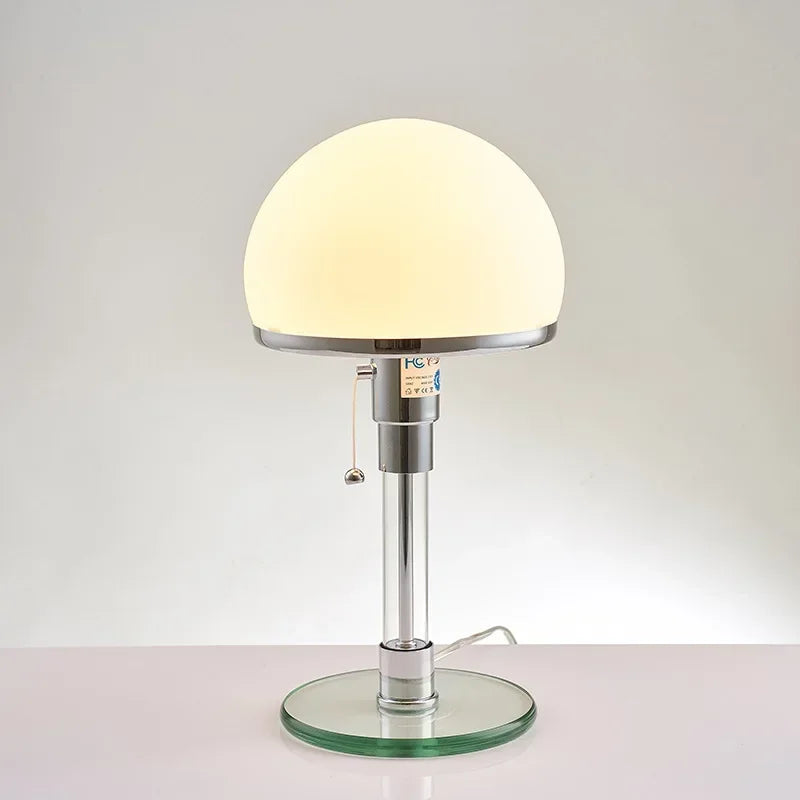 Wilhelm Frosted Glass Bauhaus Lamp
