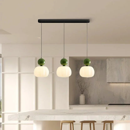 Nordic Pumpkin Glass Pendant Light