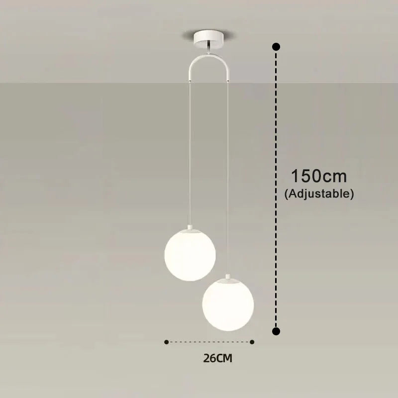 Luna Pendant Light | Nordic Modern Glass Globe Design
