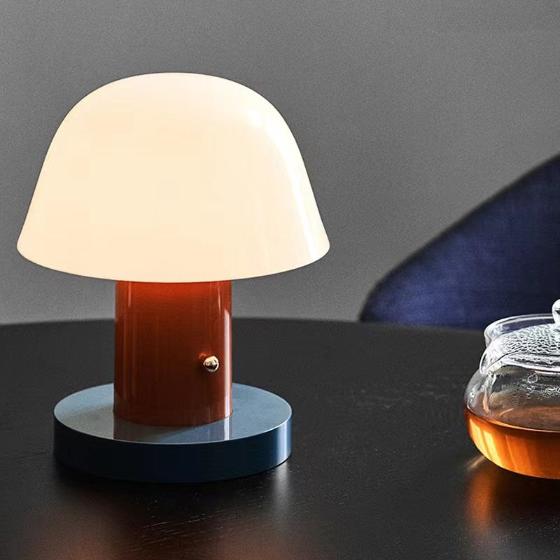 Rechargeable Touch Mushroom Table Lamp