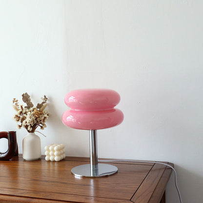 Sculpted Glass Table Lamp