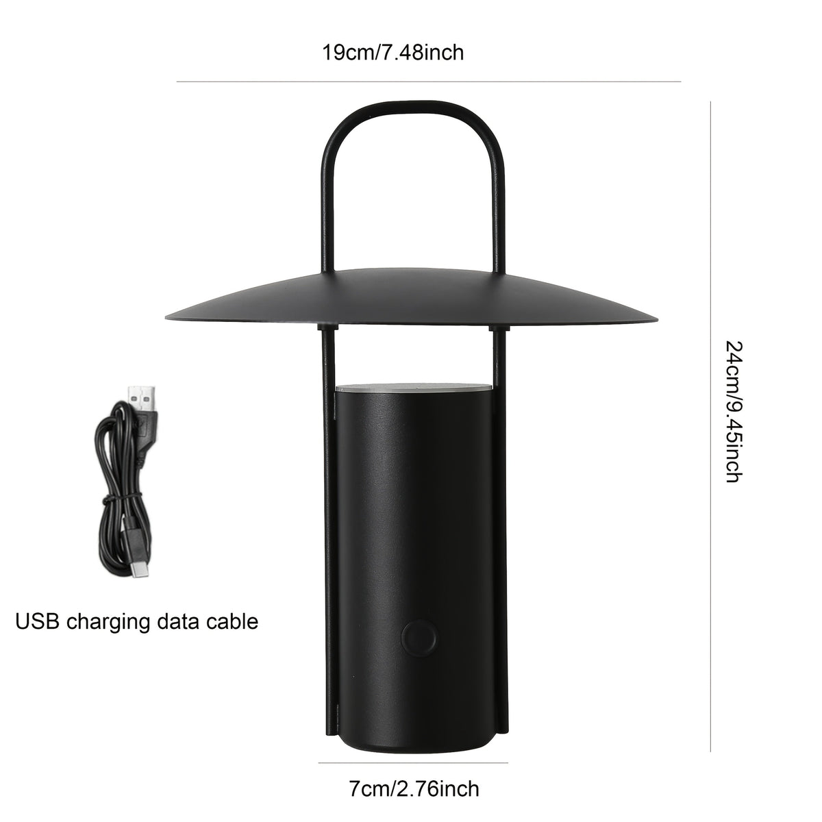 Wireless Metal Dome Touch Lamp