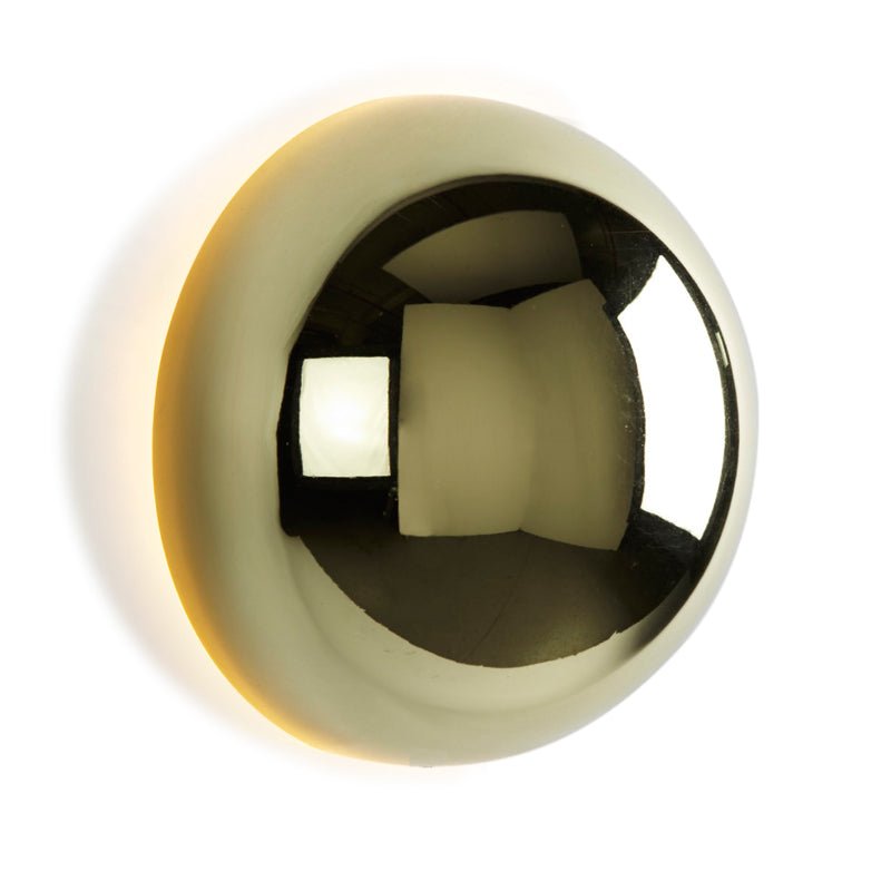 Bauhaus Eclipse Wall Lamp | Gold Finish Modern Art Light