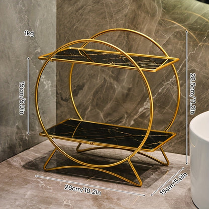 Cat Ear Double-Tier Bathroom Organiser