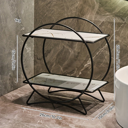 Cat Ear Double-Tier Bathroom Organiser