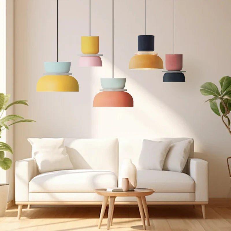 Chico Pastel Metal LED Pendant Lamp
