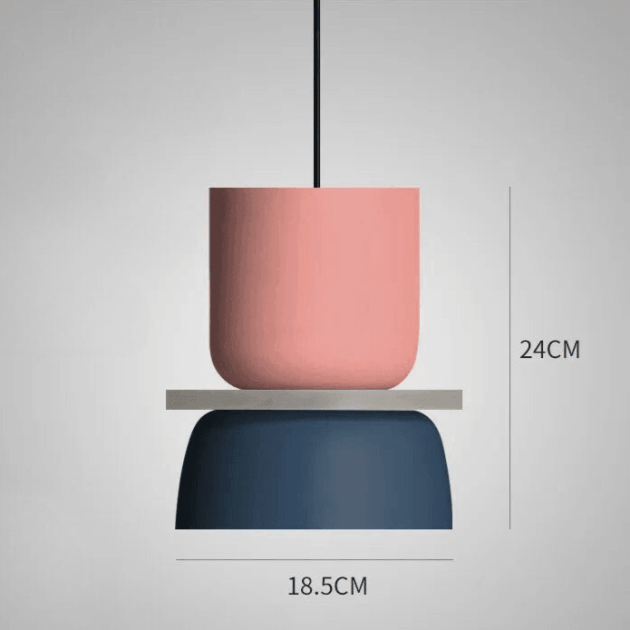 Chico Pastel Metal LED Pendant Lamp
