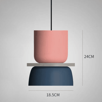 Chico Pastel Metal LED Pendant Lamp