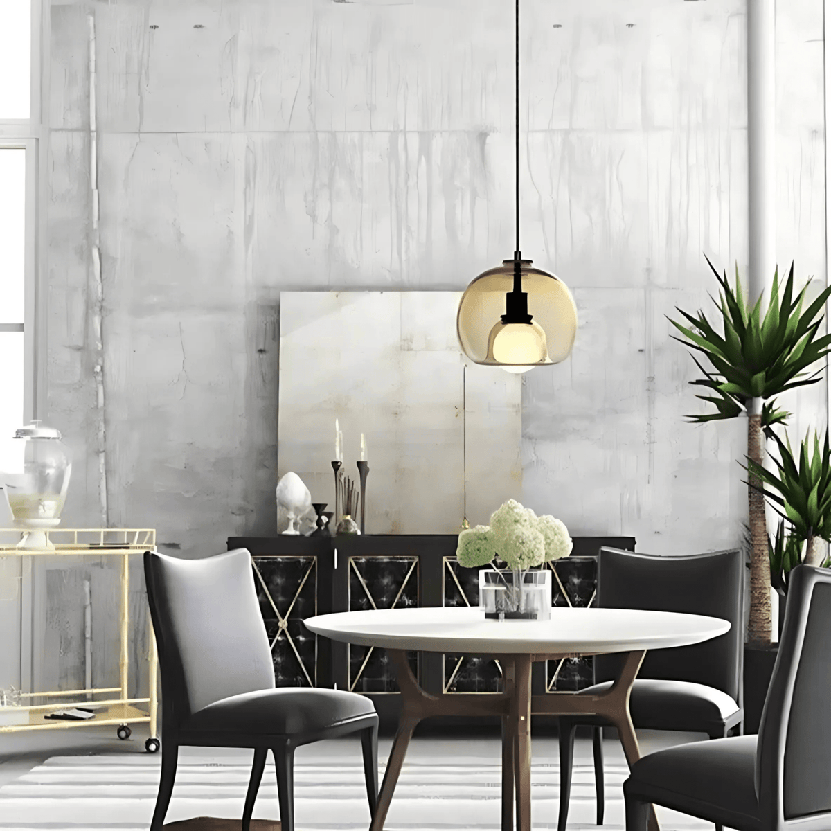 Clyde Seamless Glass Globe Pendant
