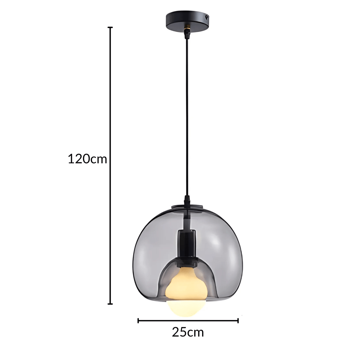 Clyde Seamless Glass Globe Pendant