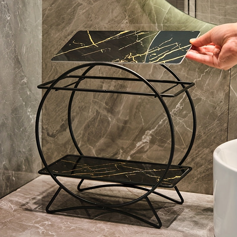 Cat Ear Double-Tier Bathroom Organiser