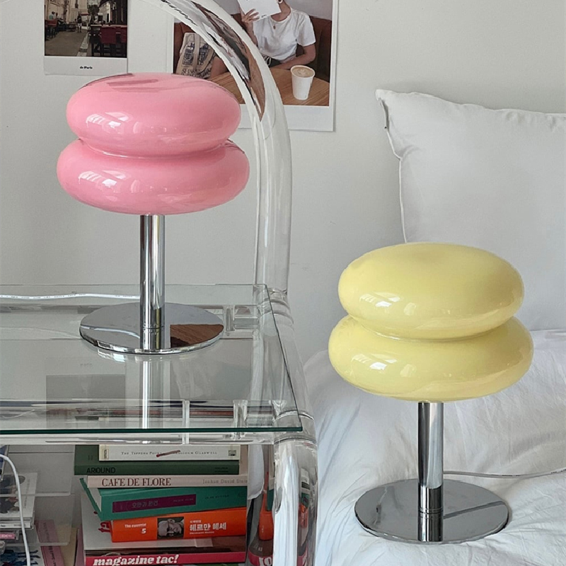 Sculpted Glass Table Lamp