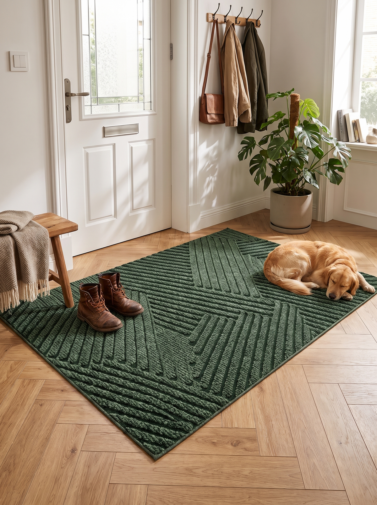 Durable Non Slip Door Mat welcoming guests