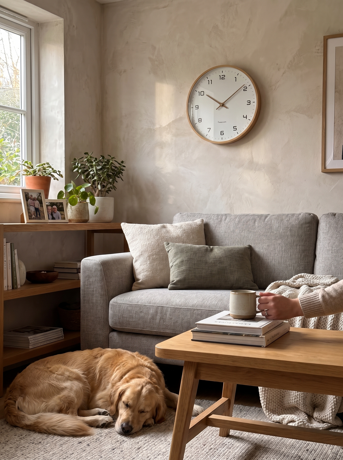 Nordic Wall Clock in the heart of the home