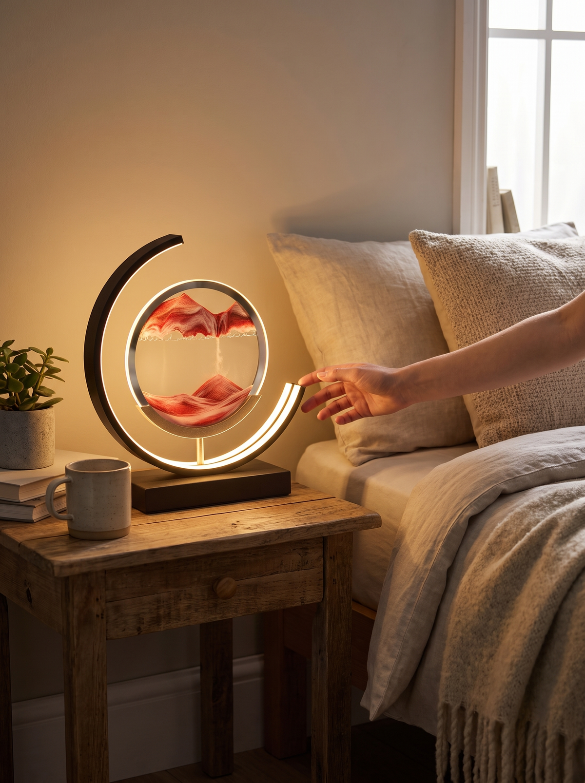 Sandlight Quicksand LED Table Lamp as a gift