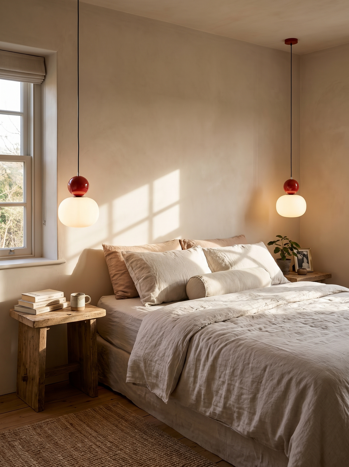 Nordic Pumpkin Glass Pendant Light lifestyle view 3
