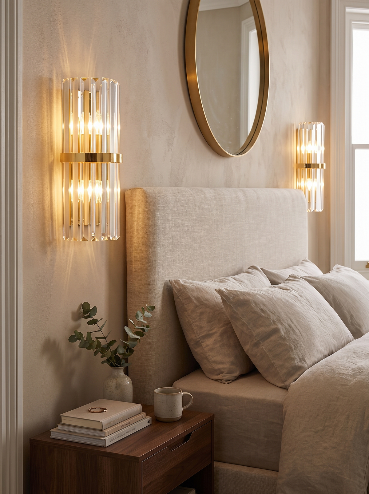 Modern Crystal Wall Light lifestyle view 3