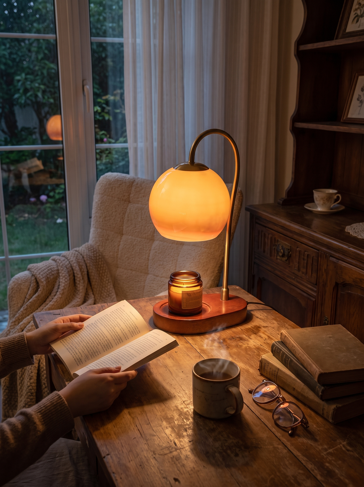 Candle Warmer Table Lamp lifestyle view 2