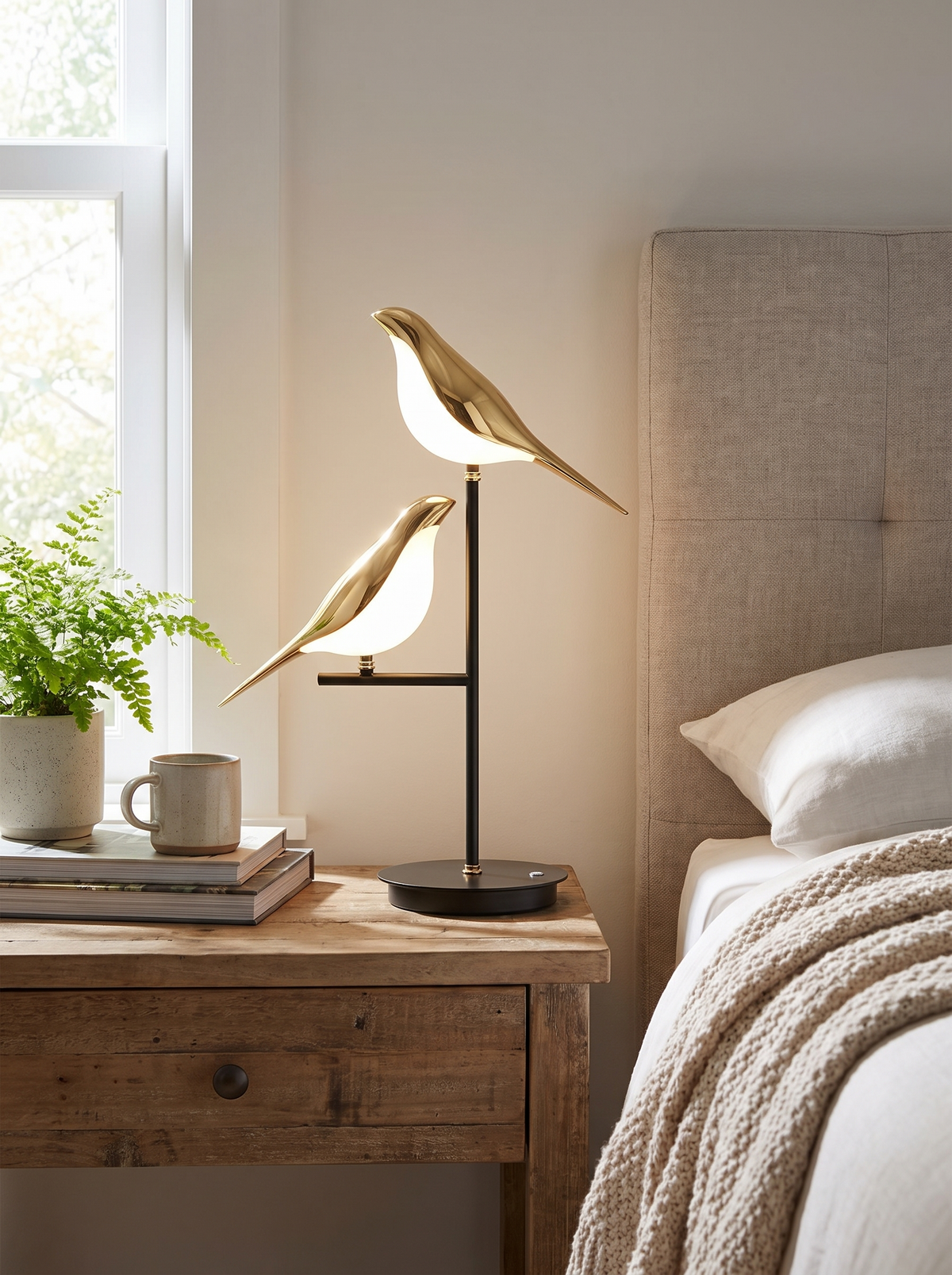 Golden Birdlight Wall Lamp lifestyle view 3