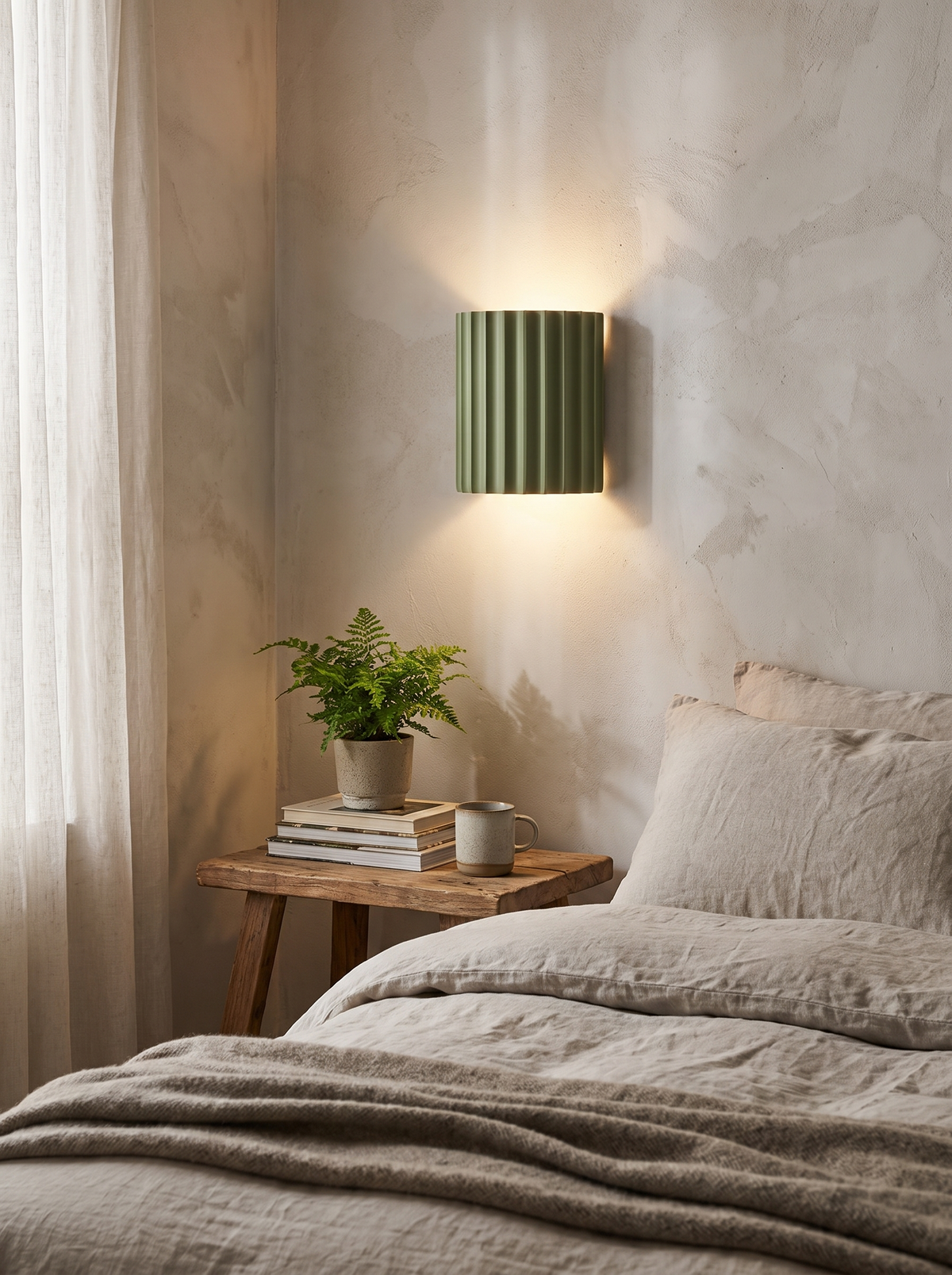 Ribbed Resin Wall Lamp lifestyle view 3
