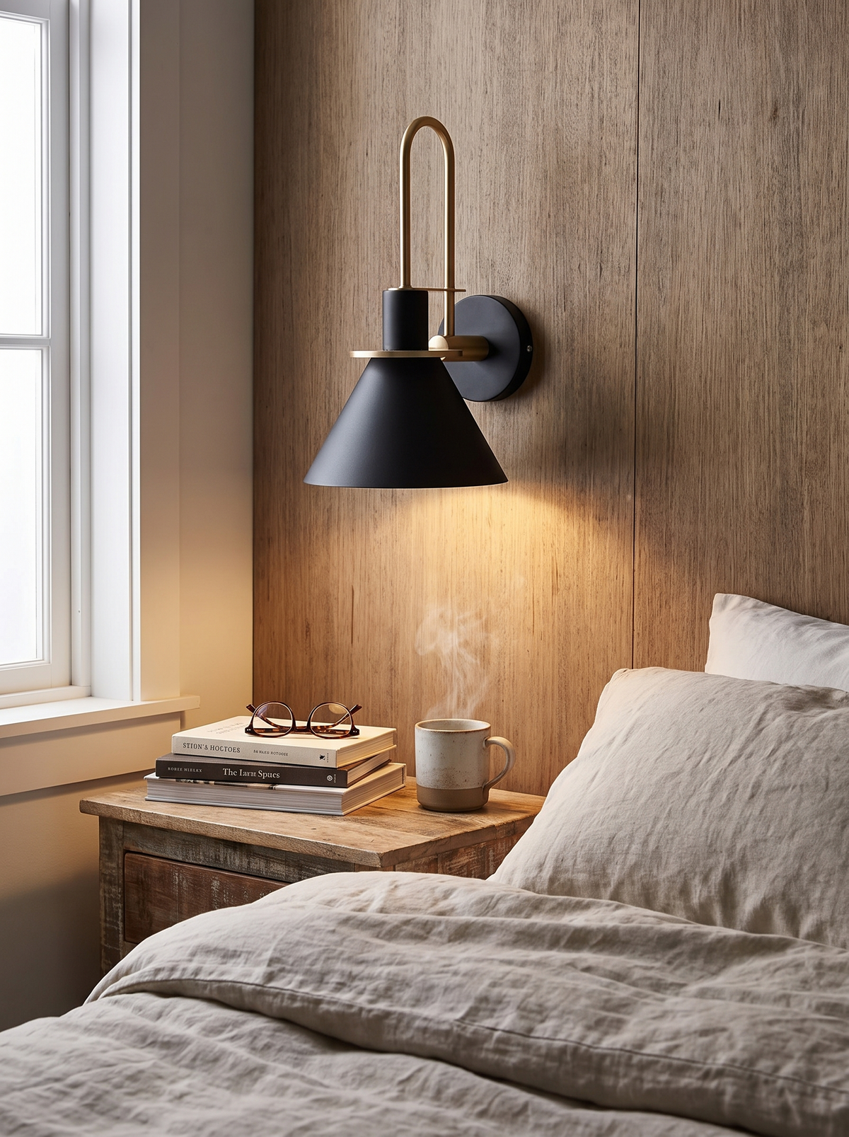 Mono Metal Wall Lamp in a lifestyle setting