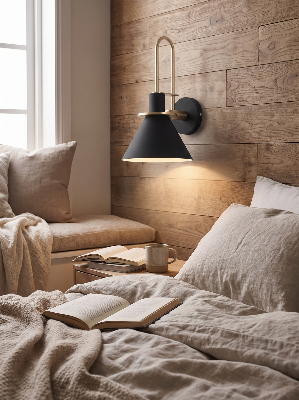 Mono Metal Wall Lamp in a lifestyle setting