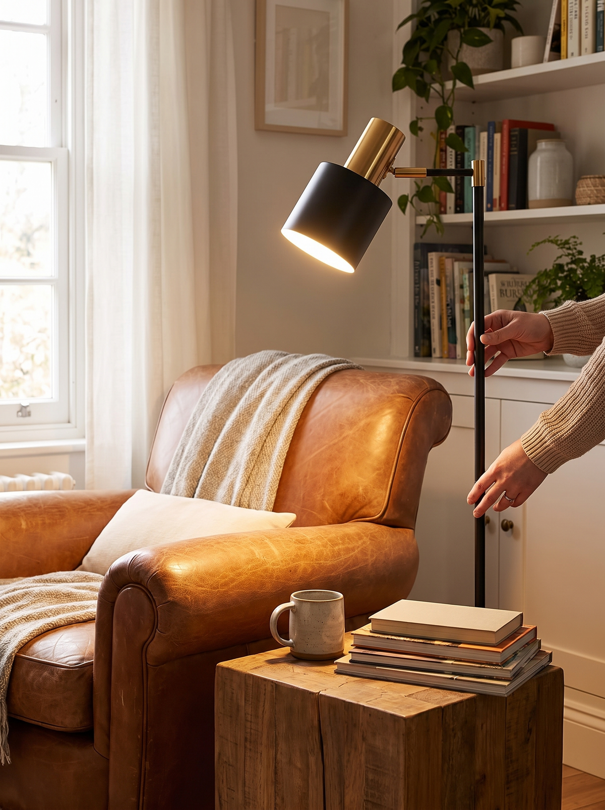 Nordic Surface Mounted LED Downlight in a lifestyle setting