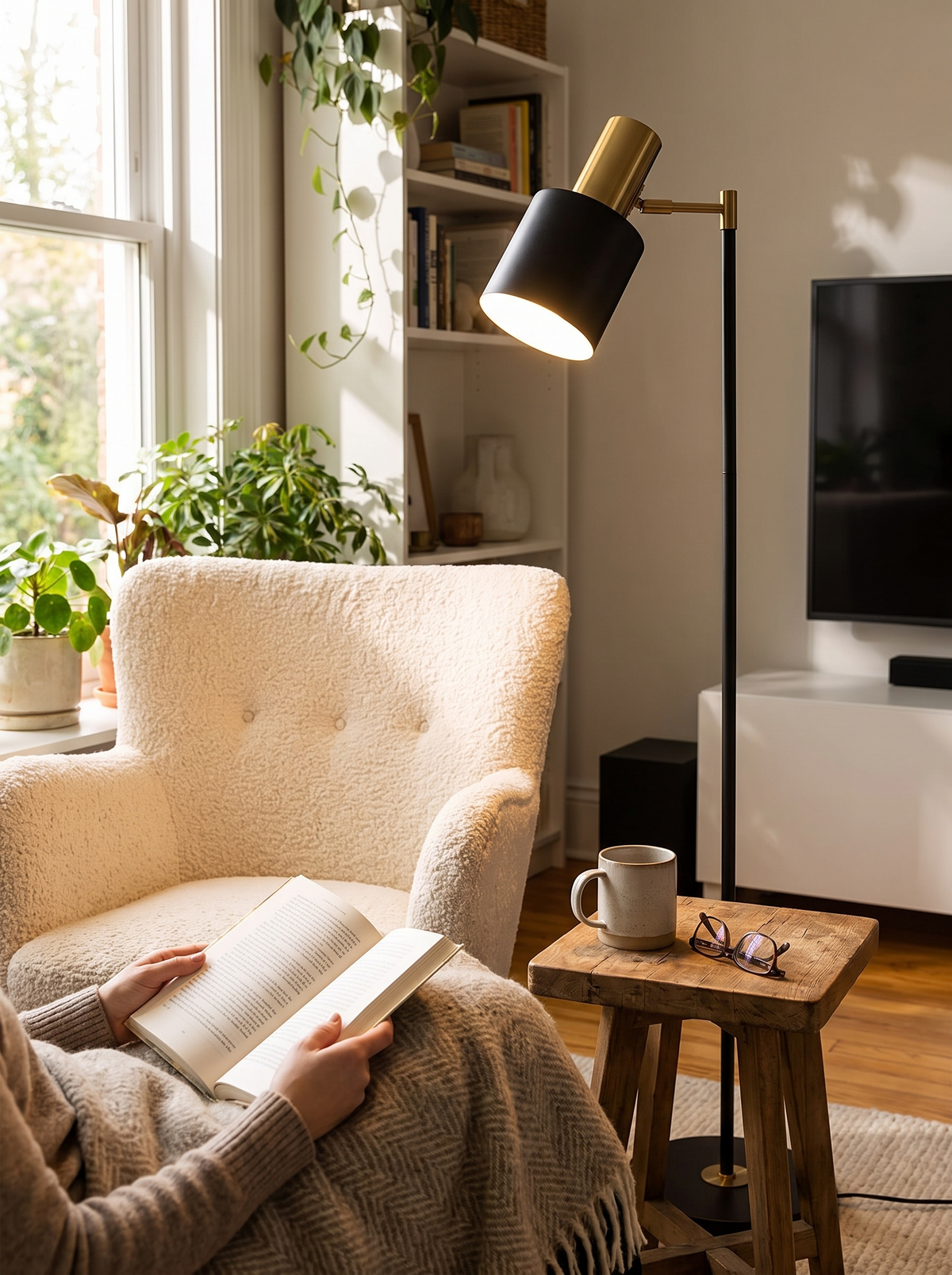 Nordic Surface Mounted LED Downlight in a lifestyle setting