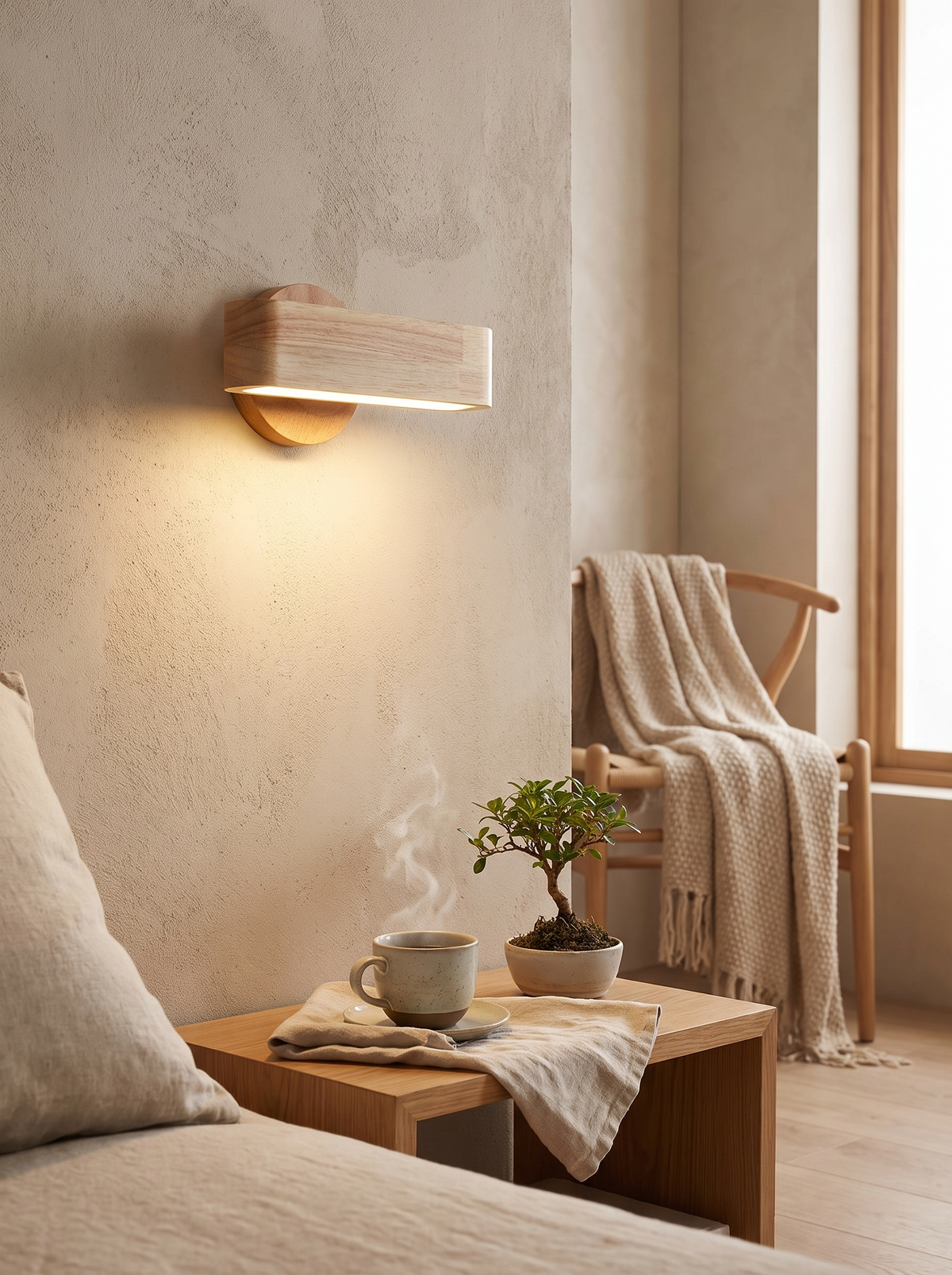 Rotating Wall Lamp in a lifestyle setting