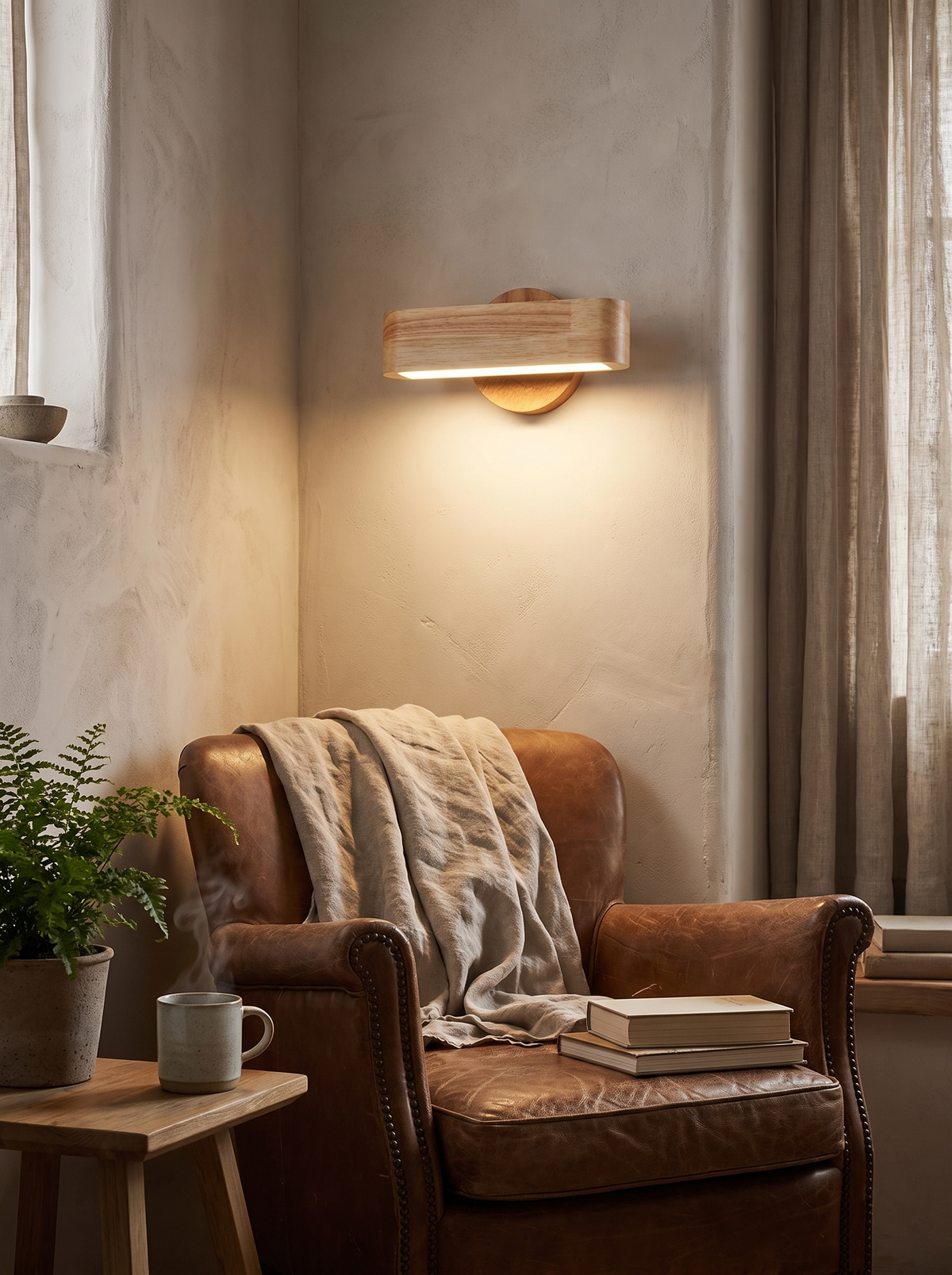 Rotating Wall Lamp in a lifestyle setting