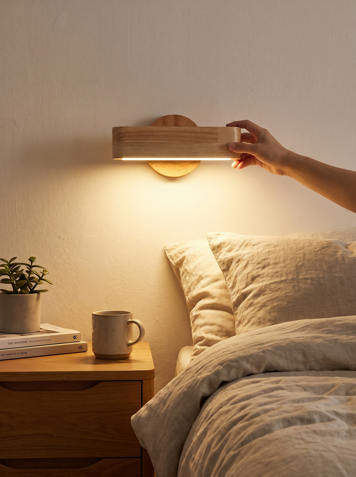 Rotating Wall Lamp in a lifestyle setting